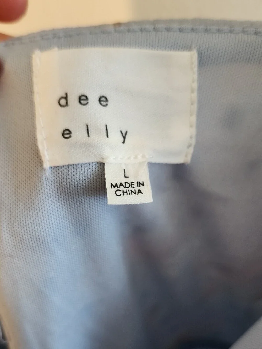 dee elly Light Blue Top with Soft Texture B. - Picture 2 of 11